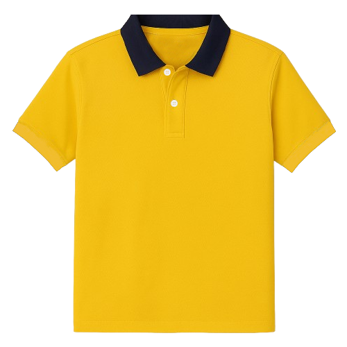 Polo T-Shirt ( With Navy Blue Collar ) - Image 2