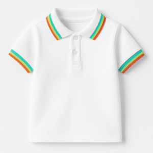 Polo T-Shirt ( With Tipping Details On Collar and Sleeve )