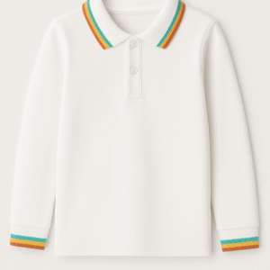 Polo T-Shirt ( Full Sleeved With Sleeve Cuff Tipping and Collar Tipping )